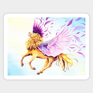 Lion Griffin - Griffon with background Magnet
